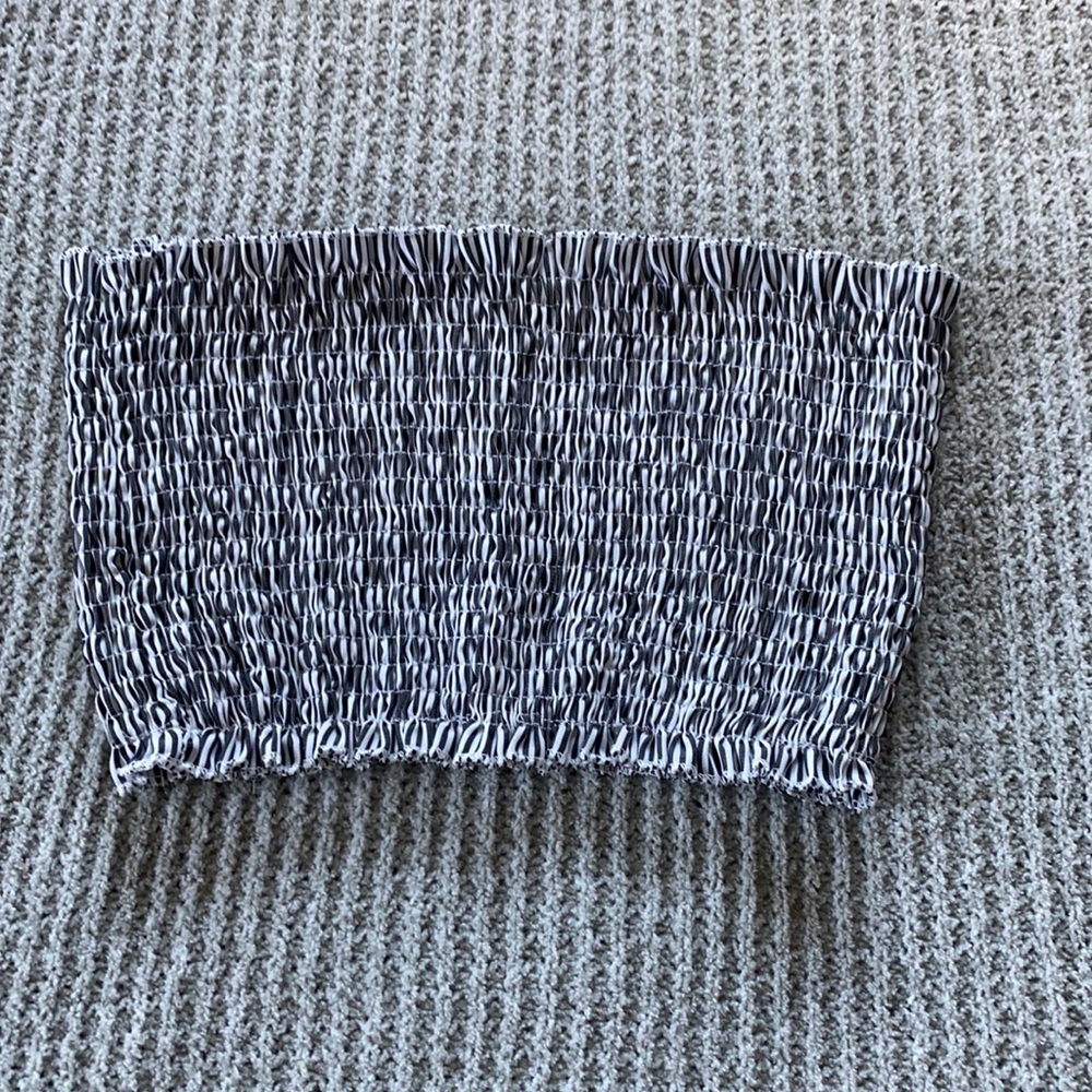 Zaful bandeau crop top